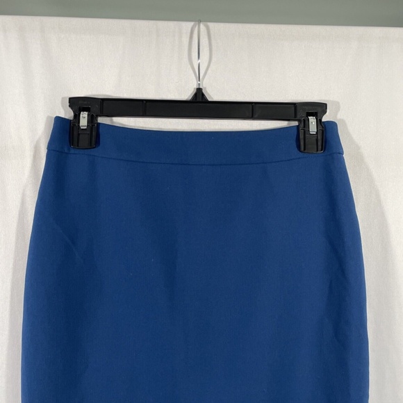NWT $248 Boss Hugo Boss [ 4 US‎ ] Vinoa Ponte Pencil Skirt in Pilot Blue - Picture 8 of 15